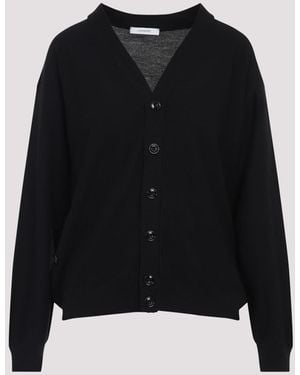 Lemaire Relaxed Twisted Cardigan - Black