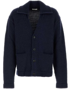 1989 STUDIO Wool Pocket Cardigan - Blue