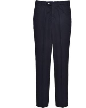 Brunello Cucinelli Tailored Linen Trousers - Blue