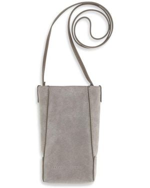 Brunello Cucinelli Grey Calf Leather Bos Taurus Other Accessories