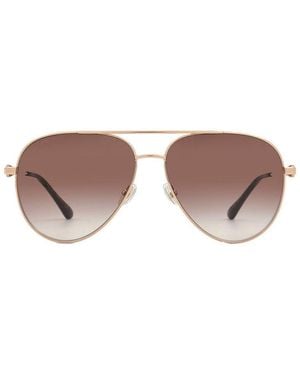 Jimmy Choo Sunglasses Aviator Full Rim, Frame And Gradient Lens Olly-S0Ddbha - Brown