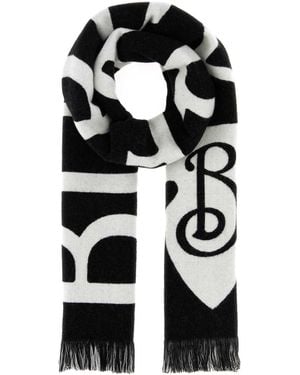 Burberry Wool Scarf - Black