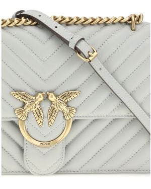 Pinko Shoulder Bag Love One Classic Pearl/Antique Calf Leather (Bos Taurus) - Multicolor