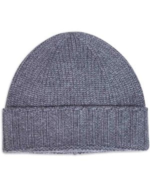 D 40 Medium Virgin Wool Knit Beanie - Purple