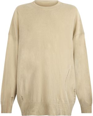 Our Legacy Wool Jumper Merino Sweatshirts - Natural
