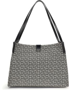 Balmain Medium Tote Bag Shoulder - Black