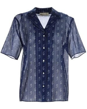 Tory Burch Paisley Print Shirt Cotton - Blue