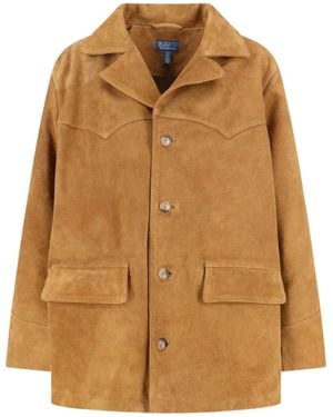 Polo Ralph Lauren Suede Jacket - Natural