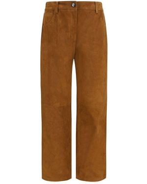 Magda Butrym Brown Lambskin Trousers