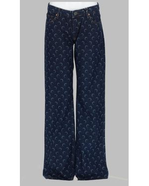 Marine Serre Jeans Moon Cotton - Blue
