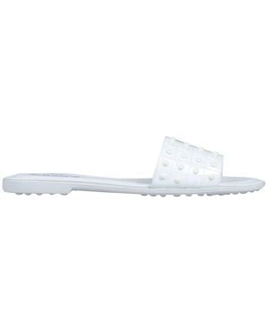 Tod's Tods Gomma Studded Sandals - White
