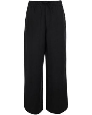 Ami Paris Trousers Elasticated Waist Trousers With Elastic Waist - Black