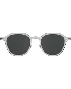 Lindberg Sun Titanium 8348 C07/Colour 10/Sl110 Crystal Sunglasses - Grey