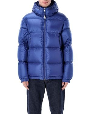 Moncler Rivau Shiny Nylon Down Jacket - Blue