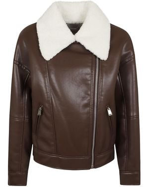 Jonathan Simkhai Nyx Moto Jacket - Brown