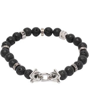 Ferragamo Bijoux Stone Brass - Black