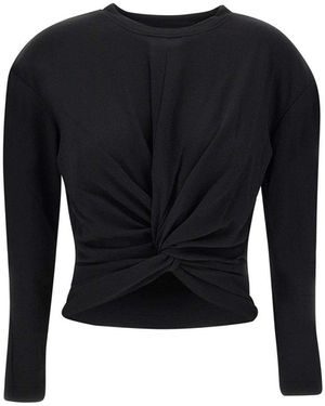 IRO Coline Crewneck Top - Black