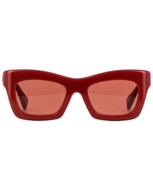 Gucci Gg1773Sa 002 Shiny Burgundy- Sunglasses - Red