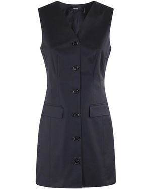 Theory Sleeveless Blazer Dress - Blue
