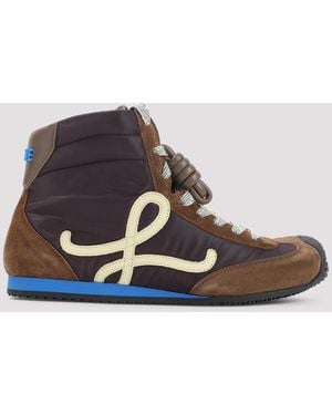 Loewe Ballet Runner 2.0 High Top Sneakers - Brown