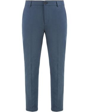 Department 5 Chino Trousers Prince Cotton Chinos - Blue