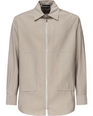 Giuliano Galiano Shirts Rayon Polyester - Natural