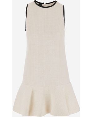 Pinko Cotton Blend Dress - Natural