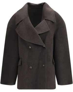 Loulou de Saison Neil Wool Cashmere Jacket - Black