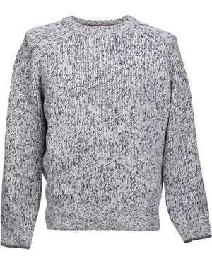 Brunello Cucinelli Wool Silk Sweater Clothing - Gray