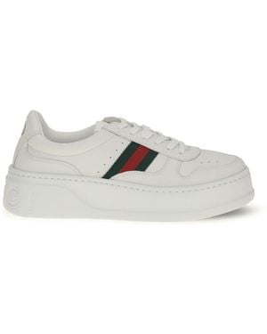 Gucci Oversized Sole Trainers - White