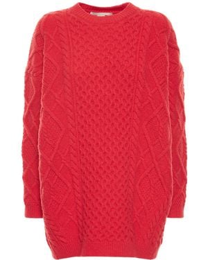 Stella McCartney Oversized Jumper, Comfort And Modern Style - Red