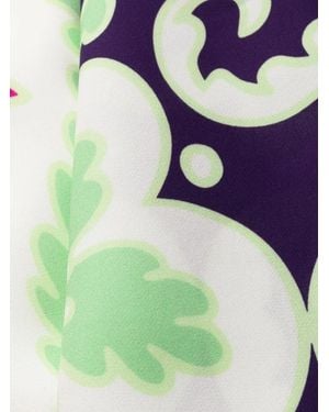 Valentino World Arazzo-Print Mini Dress - Blue
