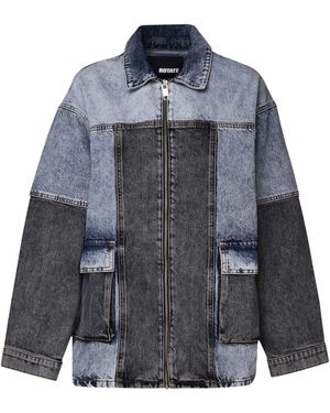 ROTATE BIRGER CHRISTENSEN Denim Jacket - Blue