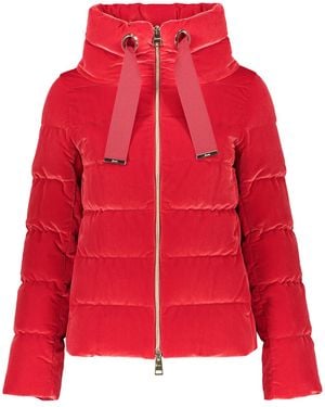 Herno Full Zip Down Jacket - Red
