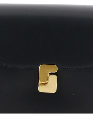 Soeur Crossbody Bag Bellissima Mini Leather Shoulder - Black