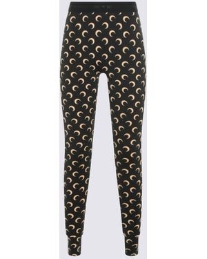 Marine Serre Trousers _Pa Ea - Black