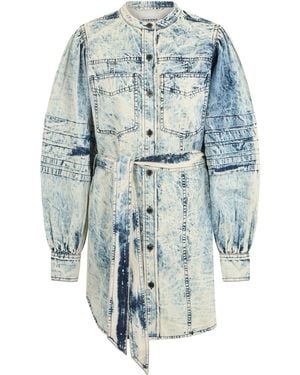 Isabel Marant Midi Dress Cotton - Blue