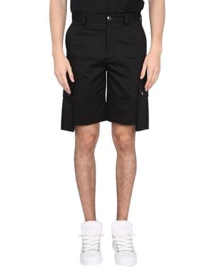 Dolce & Gabbana Bermuda Cargo Shorts For - Black