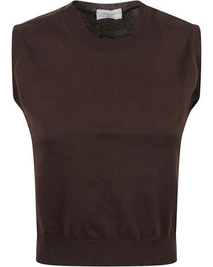 Charlott Top Cotton - Brown
