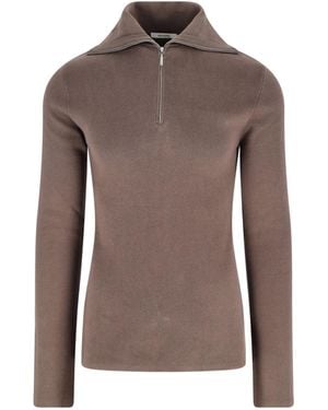 Entire studios Zip Sweater - Brown