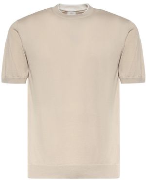 Eleventy Jumpers Taupe, Cotton - Natural