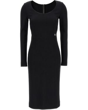 Dolce & Gabbana Dolce & Gabbana Logo Dress - Black