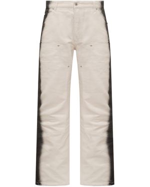 Heron Preston Carpenter Gradient Trousers - Natural