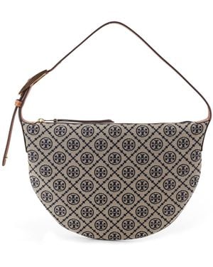 Tory Burch T Monogram Small Balloon Shoulder Bag - Metallic