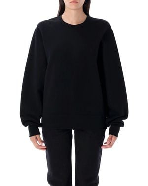 Saint Laurent Cassandre Sweatshirt - Black