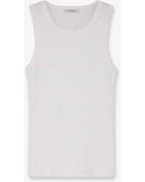 Entire studios Ribbed Cotton Tank Top - White