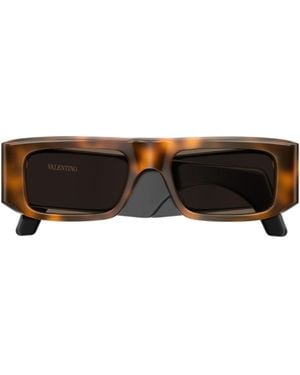 Ottica Lucciola Vg005S Linea V Logo Acetato Riciclato Sunglasses - Black