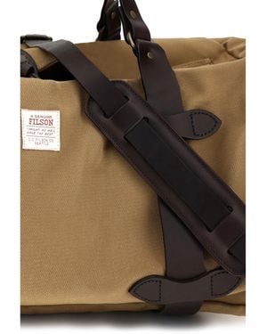 Filson Travel Bag Rugged Twill Cotton Shoulder - Black