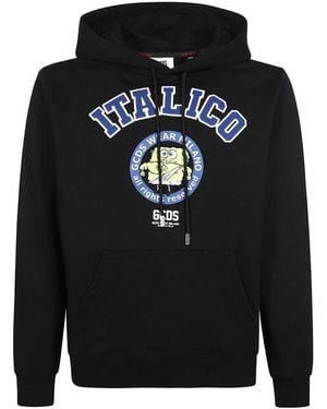 Gcds Cotton Hoodie - Black