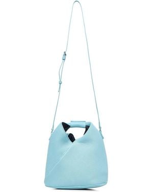 MM6 by Maison Martin Margiela Japanese Mesh Crossbody Bag - Blue